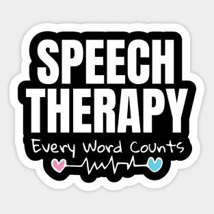 Speech Therapy - SLP Gifts Sticker
